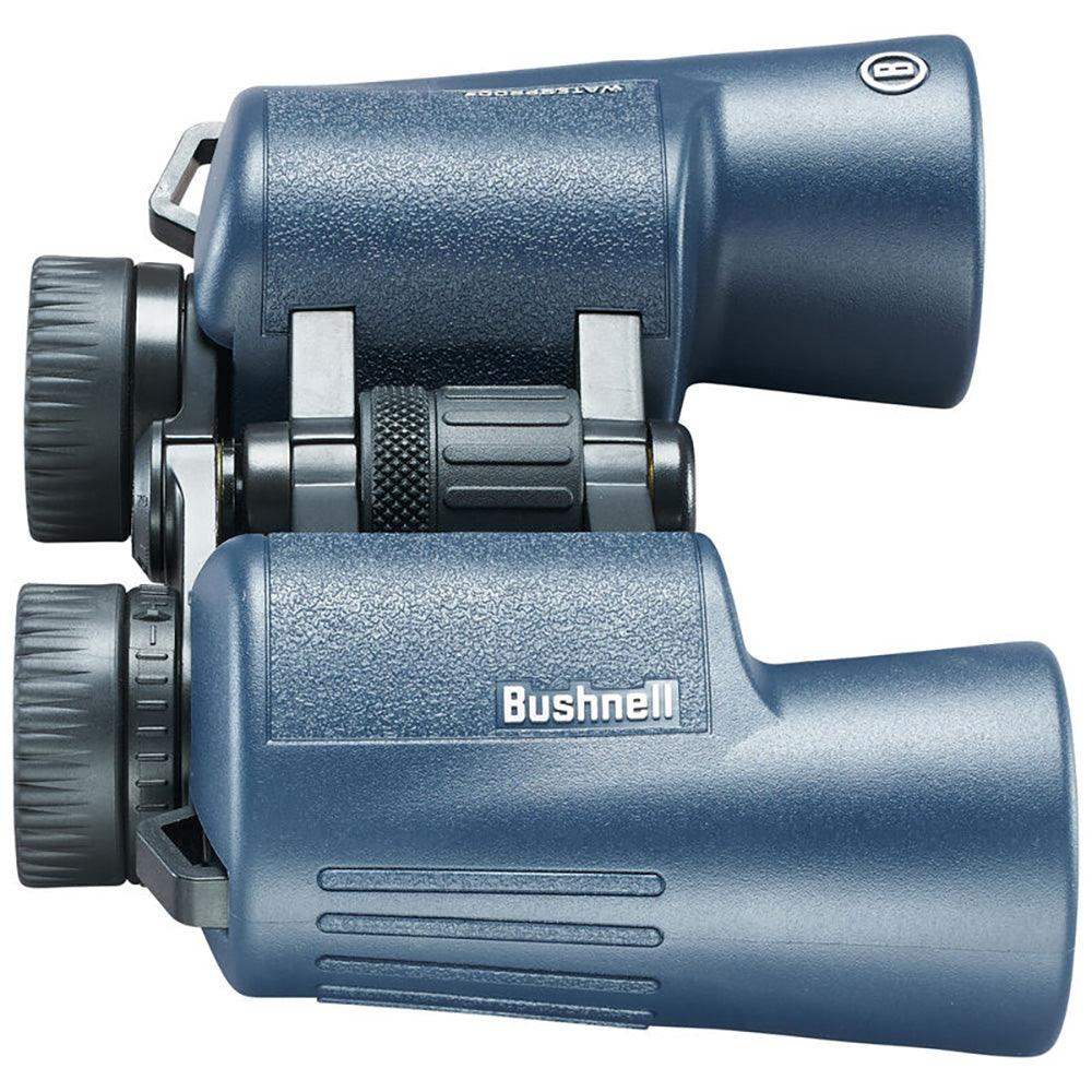 Bushnell 12x42mm H2O Binocular - Dark Blue Porro WP/FP Twist Up Eyecups - Skoutley Outdoors LLC