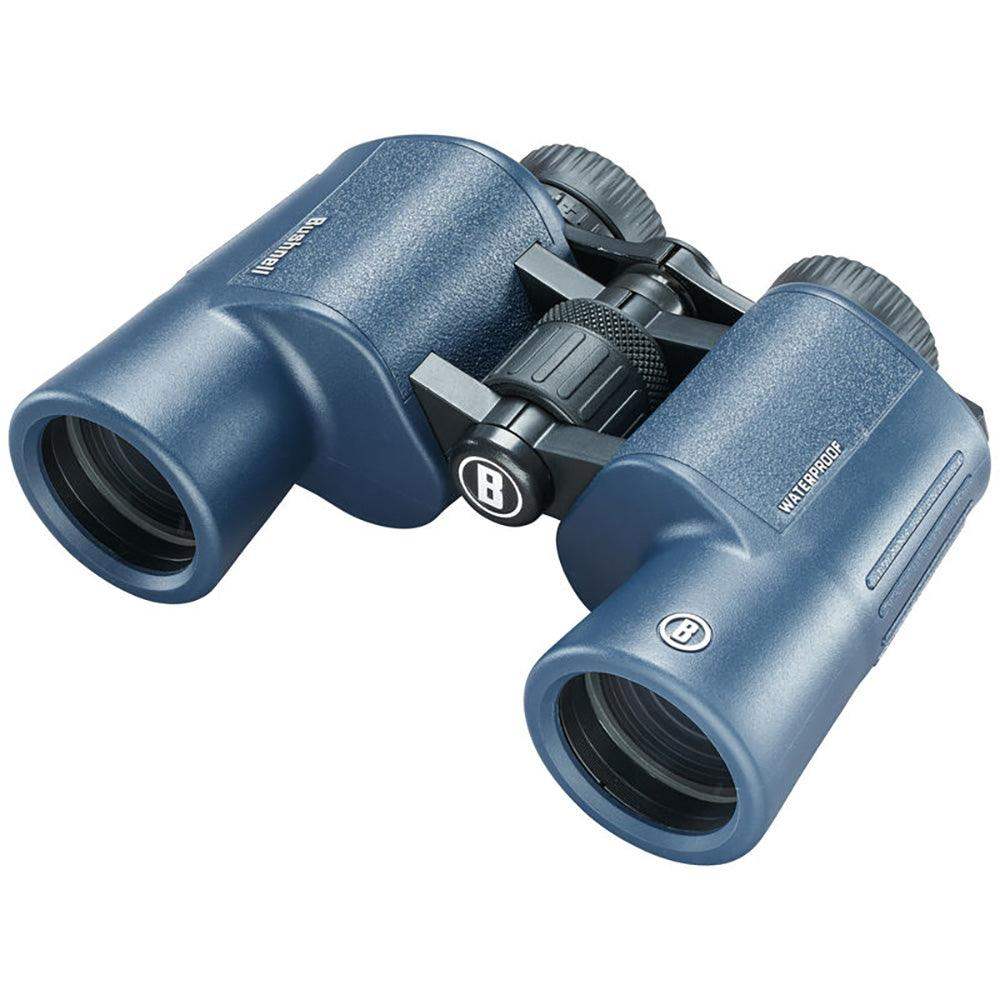 Bushnell 12x42mm H2O Binocular - Dark Blue Porro WP/FP Twist Up Eyecups - Skoutley Outdoors LLC