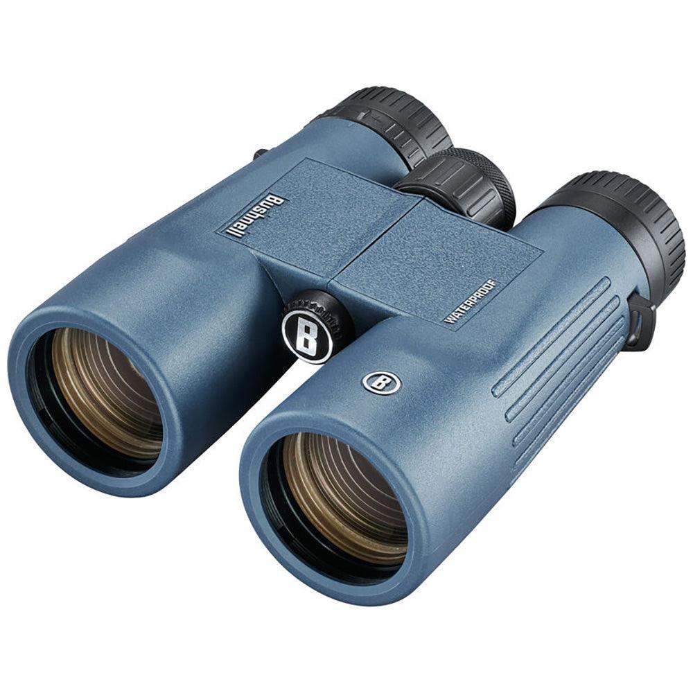 Bushnell 10x42mm H2O Binocular - Dark Blue Roof WP/FP Twist Up Eyecups - Skoutley Outdoors LLC