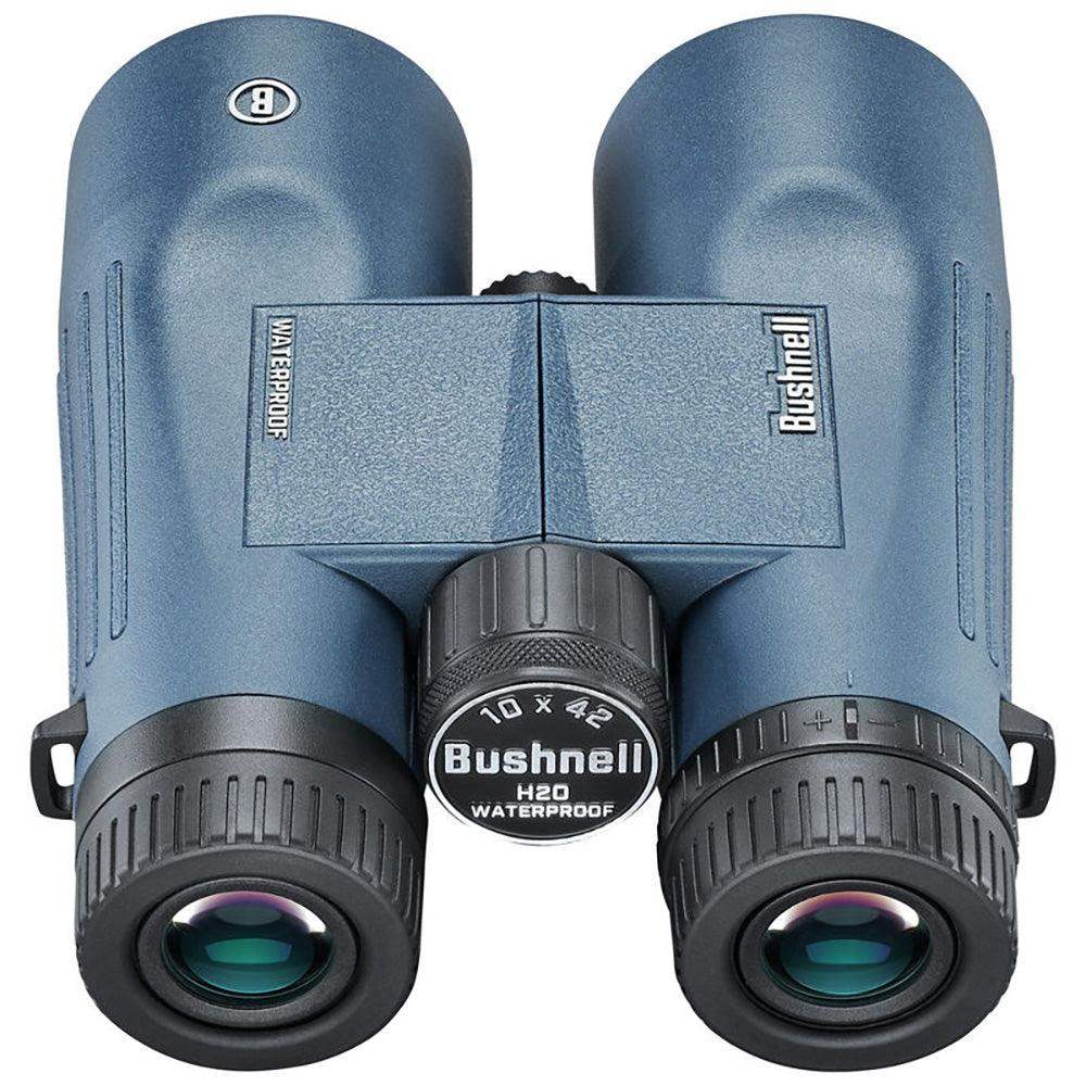 Bushnell 10x42mm H2O Binocular - Dark Blue Roof WP/FP Twist Up Eyecups - Skoutley Outdoors LLC