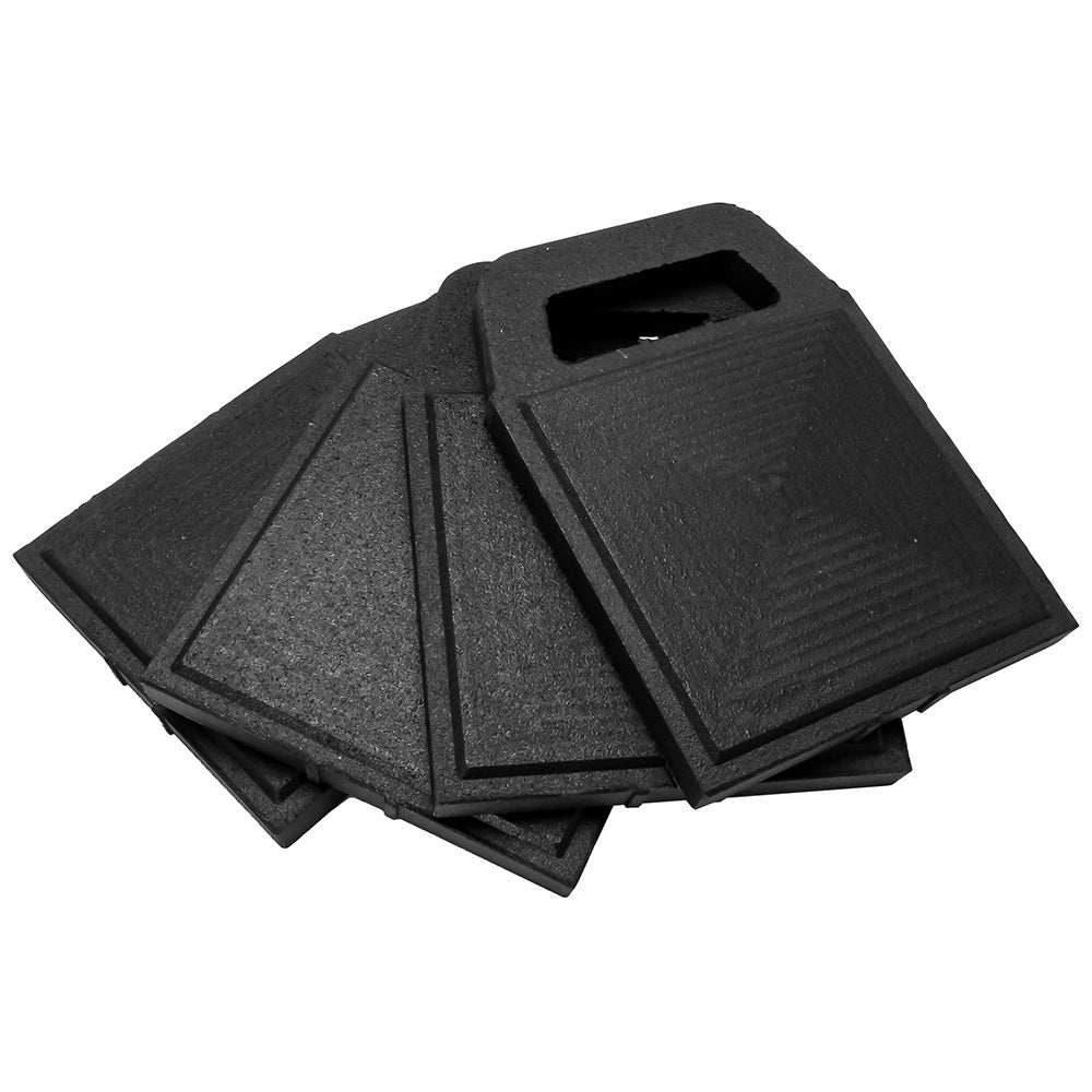 Camco Stabilizer Jack Pads - Rubber - 6.2" x 6.2" *4-Pack - Skoutley Outdoors LLC