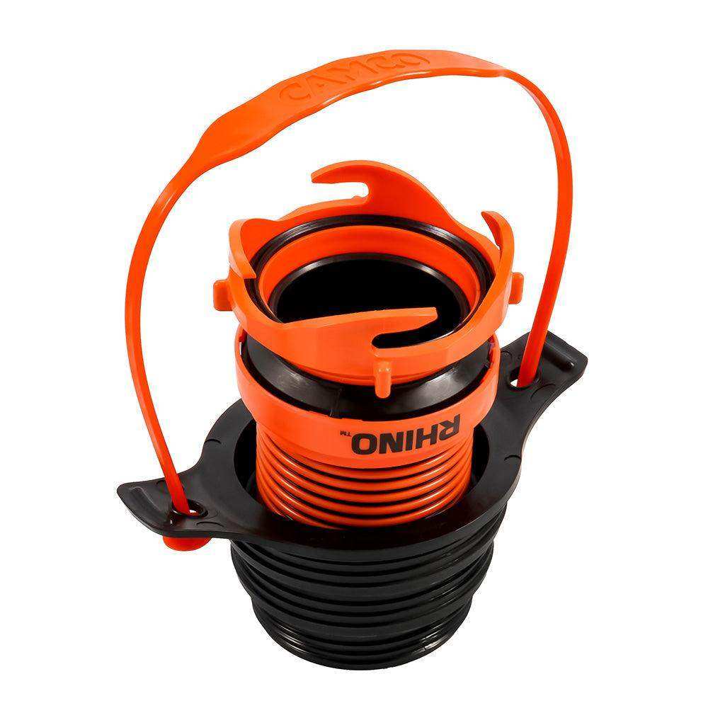 Camco Rhino Sewer Hose Seal Flexible 3 In 1 w/Rhino Extreme & Handle - Skoutley Outdoors LLC