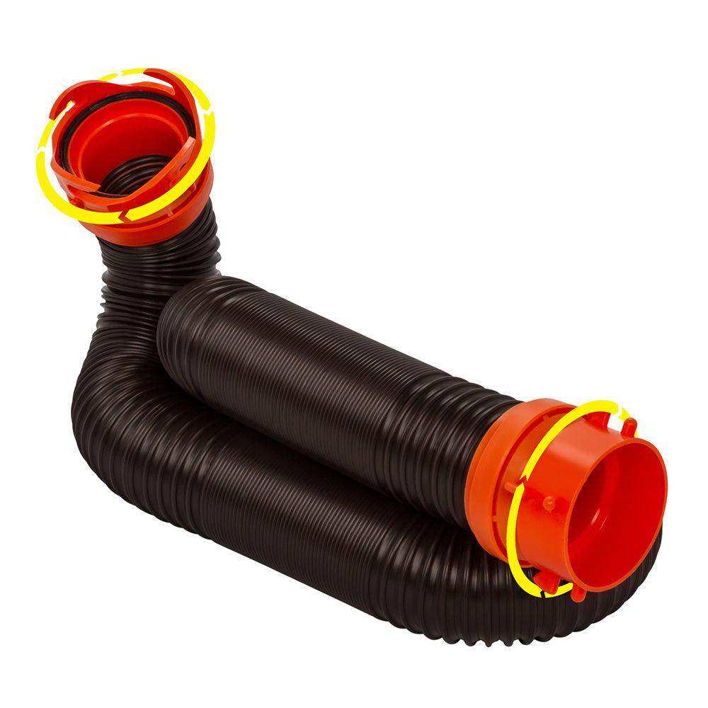 Camco RhinoFLEX 10' Sewer Hose Extension w/Swivel Bayonet & Lug - Skoutley Outdoors LLC