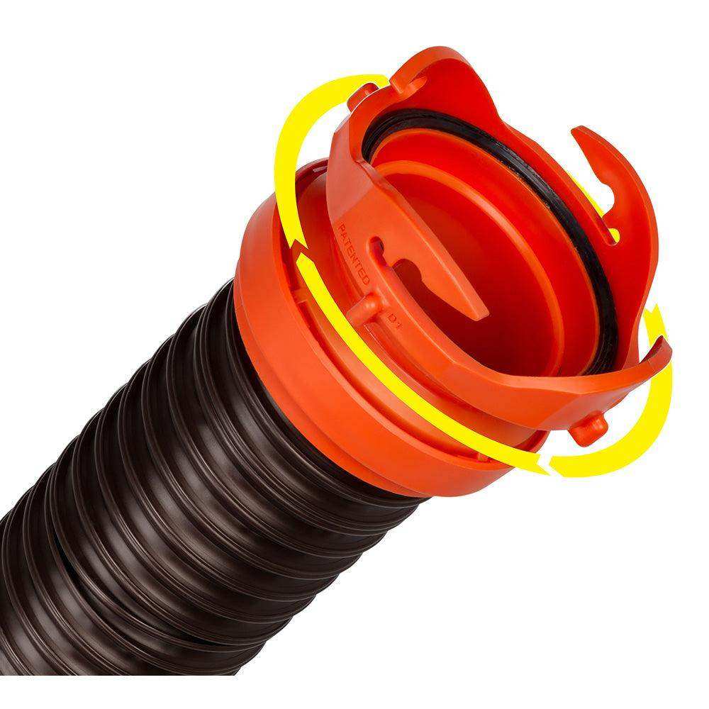 Camco RhinoFLEX 5' Sewer Hose Extension w/Swivel Bayonet & Lug - Skoutley Outdoors LLC