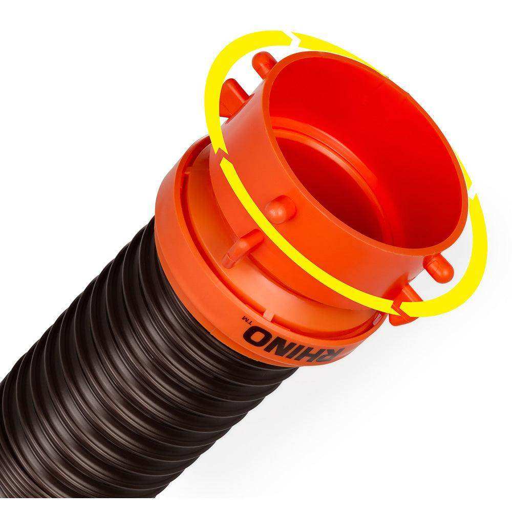 Camco RhinoFLEX 5' Sewer Hose Extension w/Swivel Bayonet & Lug - Skoutley Outdoors LLC