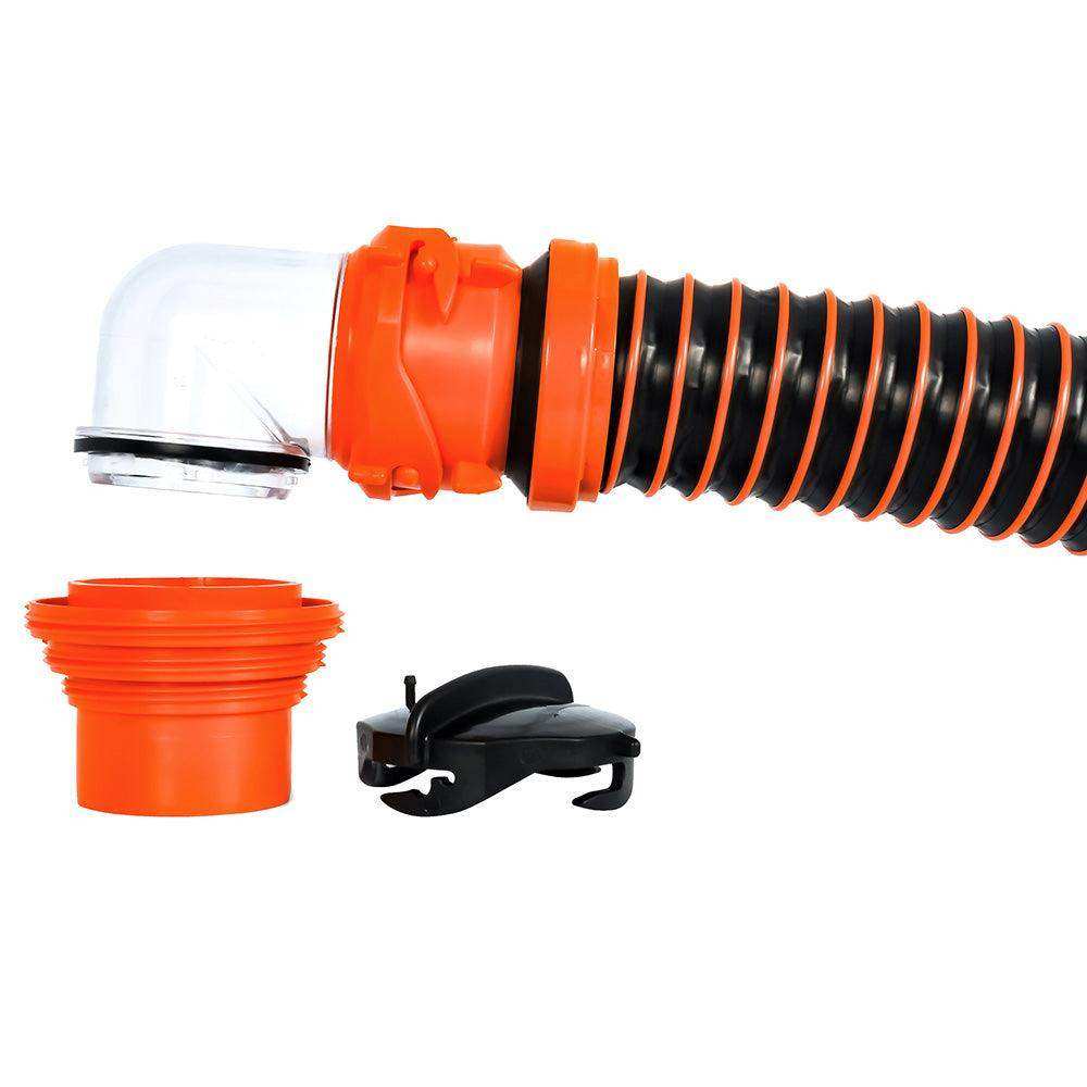 Camco RhinoEXTREME 20' Sewer Hose Kit w/4 In 1 Elbow Caps - Skoutley Outdoors LLC