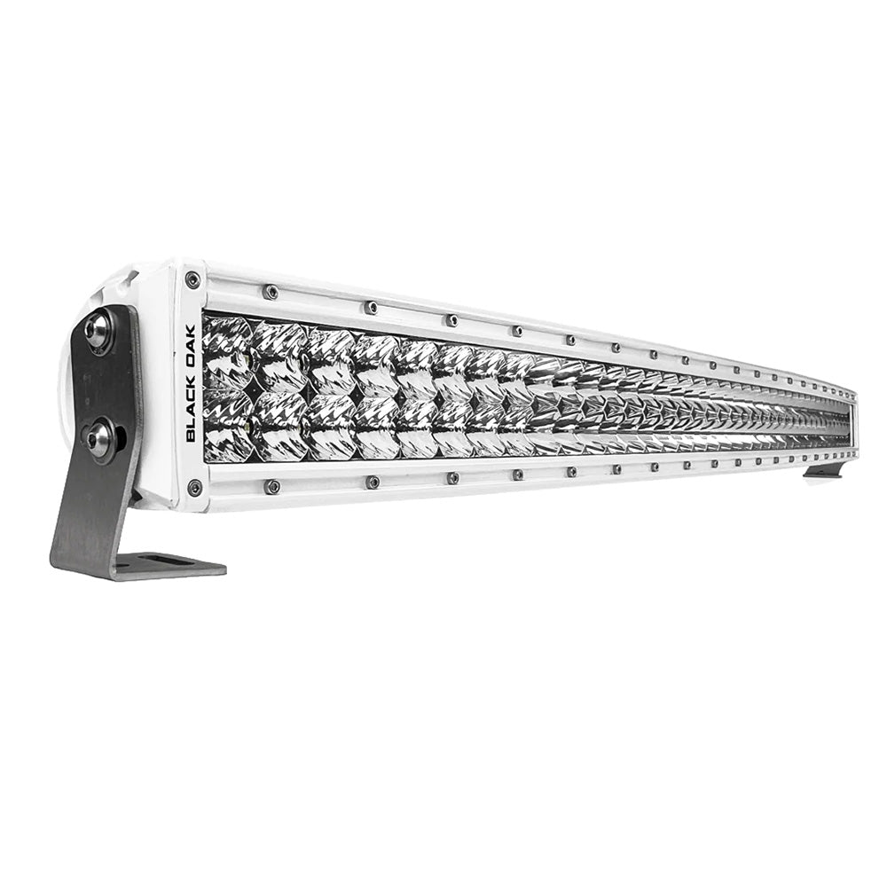 Black Oak Pro Series 3.0 Curved Double Row 40" LED Light Bar - Combo Optics - White Housing - Skoutley Outdoors LLC