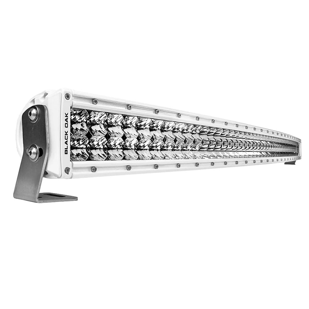 Black Oak Pro Series 3.0 Curved Double Row 50" LED Light Bar - Combo Optics - White Housing - Skoutley Outdoors LLC