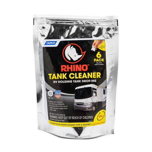 Camco Rhino Holding Tank Cleaner Drop-INs - 6-Pack - Skoutley Outdoors LLC