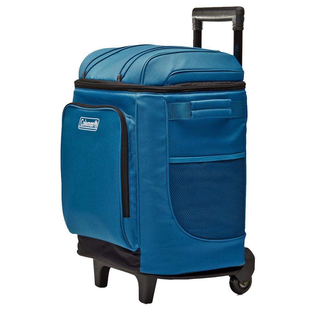 Coleman CHILLER™ 42-Can Soft-Sided Portable Cooler w/Wheels - Deep Ocean - Skoutley Outdoors LLC