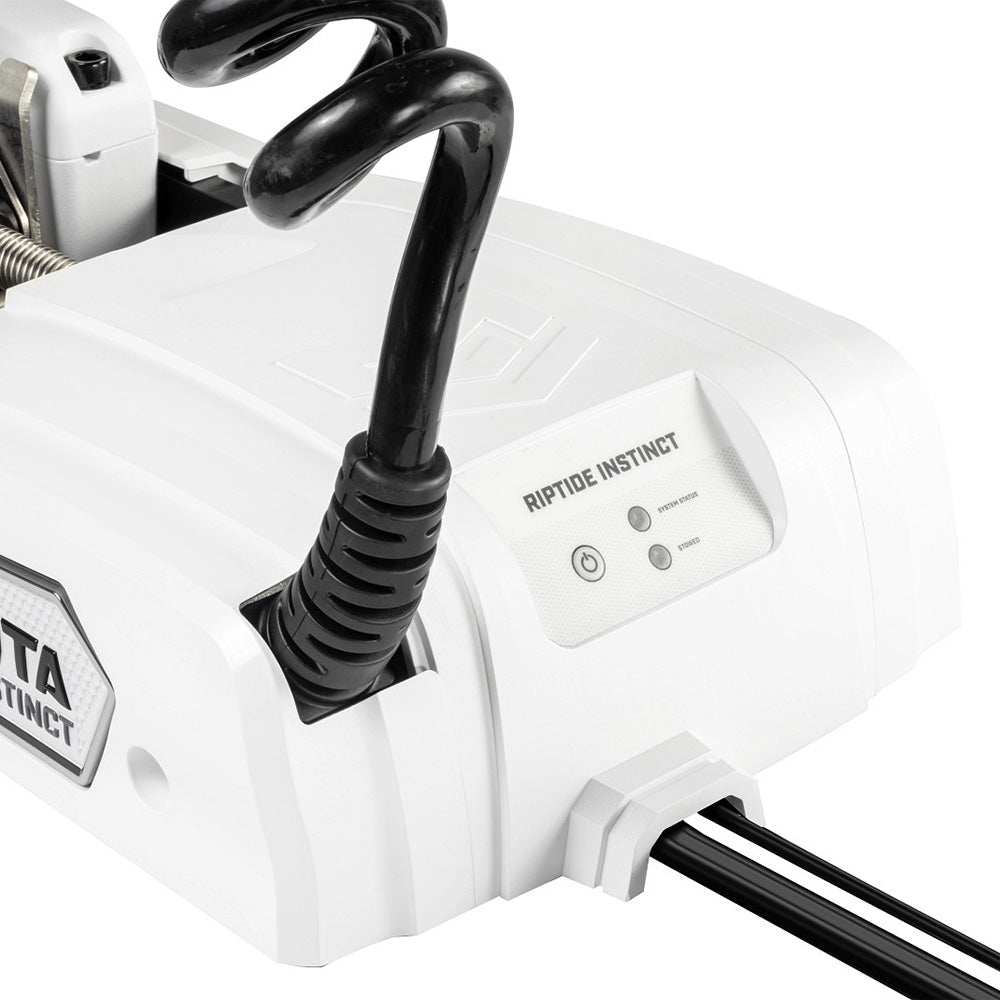 Minn Kota Riptide Instinct QUEST™ 90/115 Trolling Motor w/Wireless Remote - 24/36V - 90/115LBS - 72" -White - Skoutley Outdoors LLC