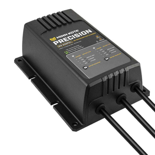 Minn Kota On-Board Precision Charger MK-230 PCL 2 Bank x 15 AMP LI Optimized Charger - Skoutley Outdoors LLC