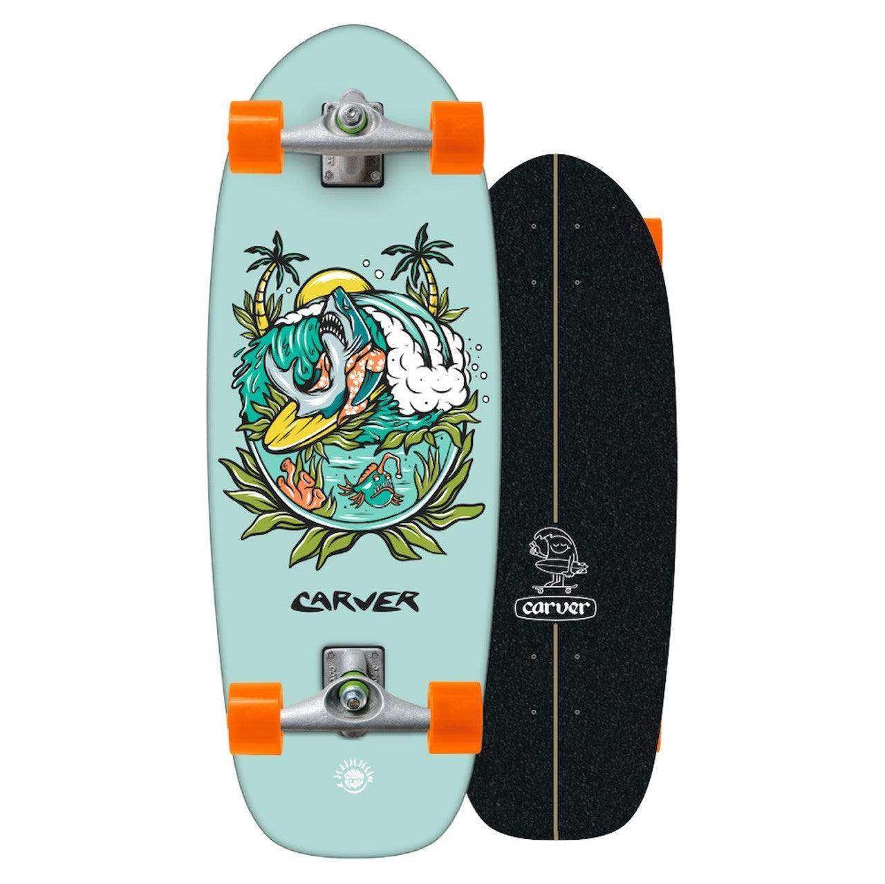 Carver Shark Shredder Mini C5 Surfskate Complete (V3) - 26″ - Skoutley Outdoors LLC