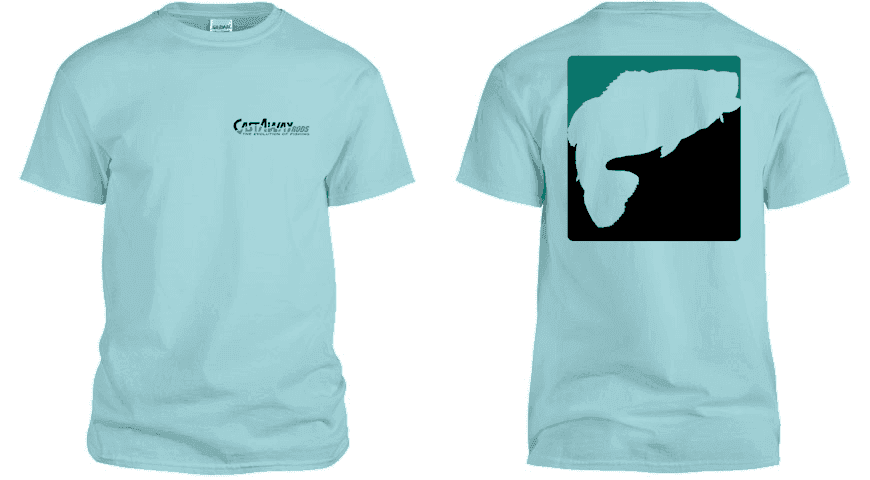 CastAway Teal Short Sleeve T-Shirt - Skoutley Outdoors LLC