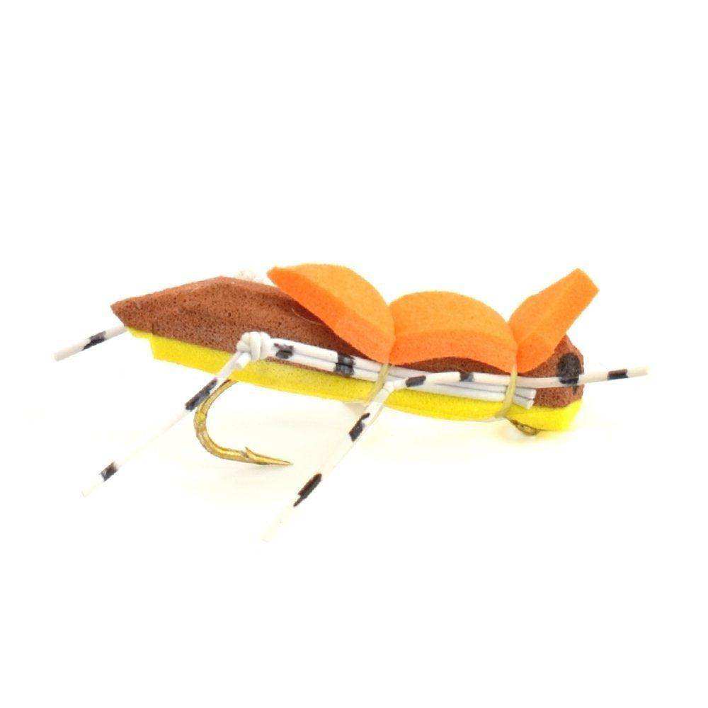 Trout Fly Assortment - Dropper Hopper Foam Body 12 Flies 4 Patterns Trout Fishing Fly Collection - Skoutley Outdoors LLC