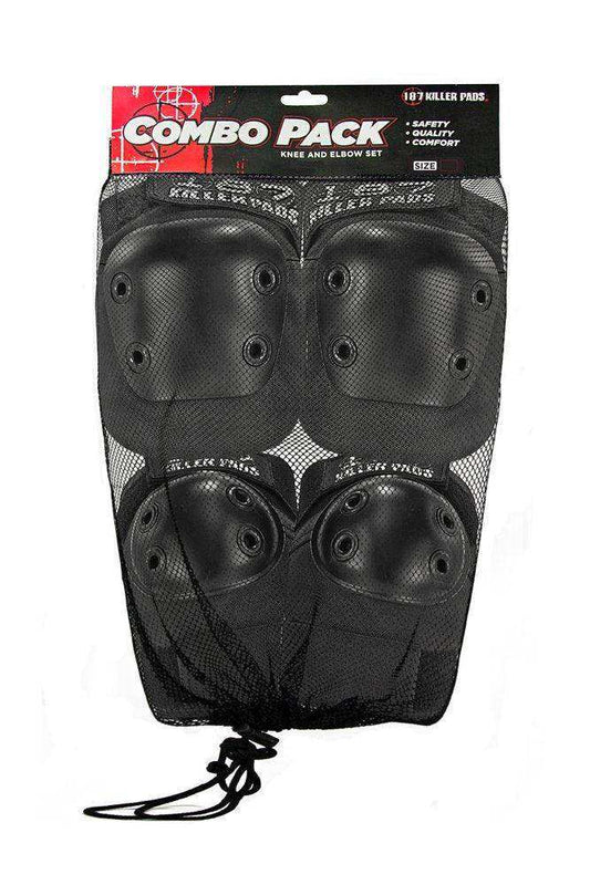 187 Combo Pack Knee/Elbow Pad Set - Black - Skoutley Outdoors LLC