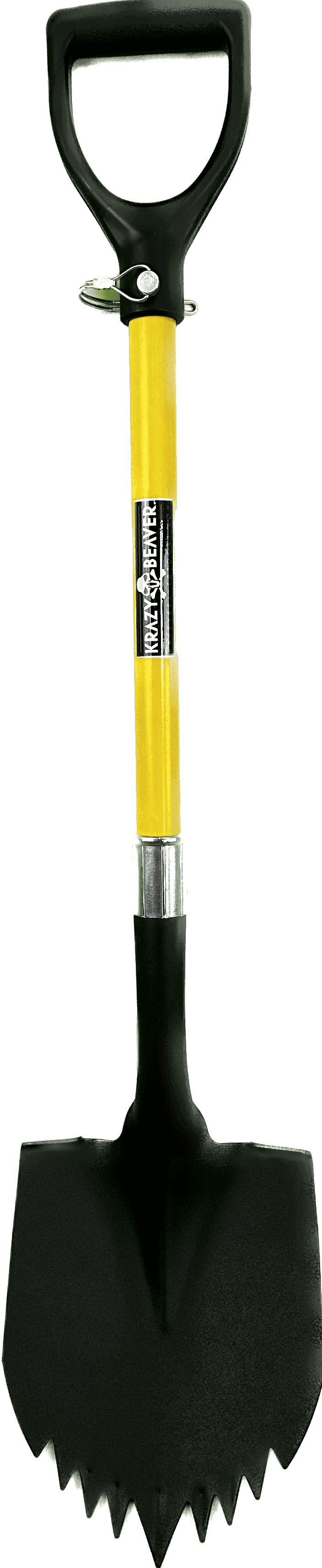 Krazy Beaver Shovel (Black Textured Head / Yellow Handle 45635) - Skoutley Outdoors LLC