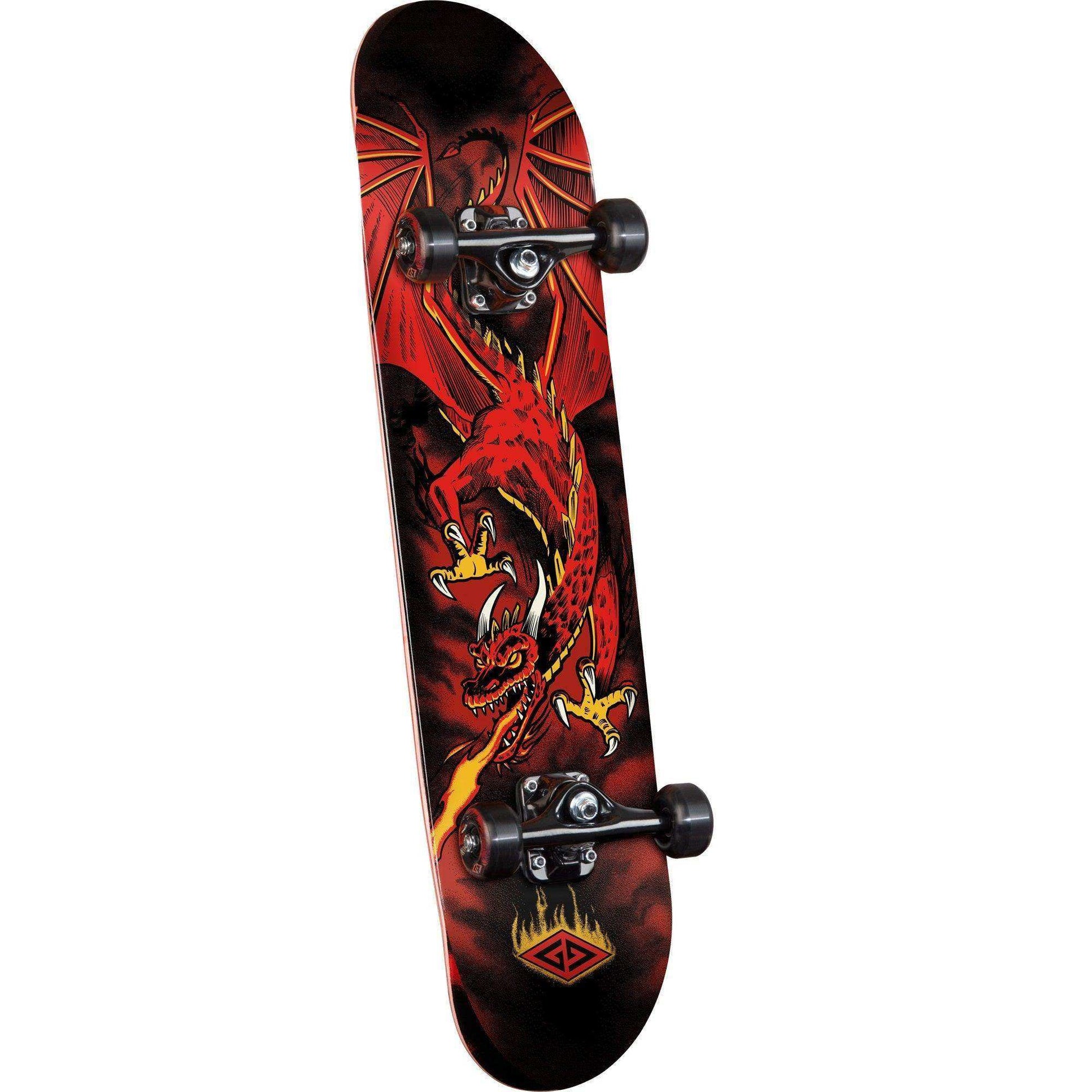 Powell Peralta Golden Dragon Flying Dragon Skateboard Complete - 7.625″ Red - Skoutley Outdoors LLC