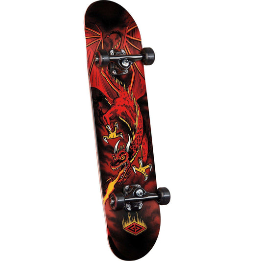 Powell Peralta Golden Dragon Flying Dragon Skateboard Complete - 7.625″ Red - Skoutley Outdoors LLC