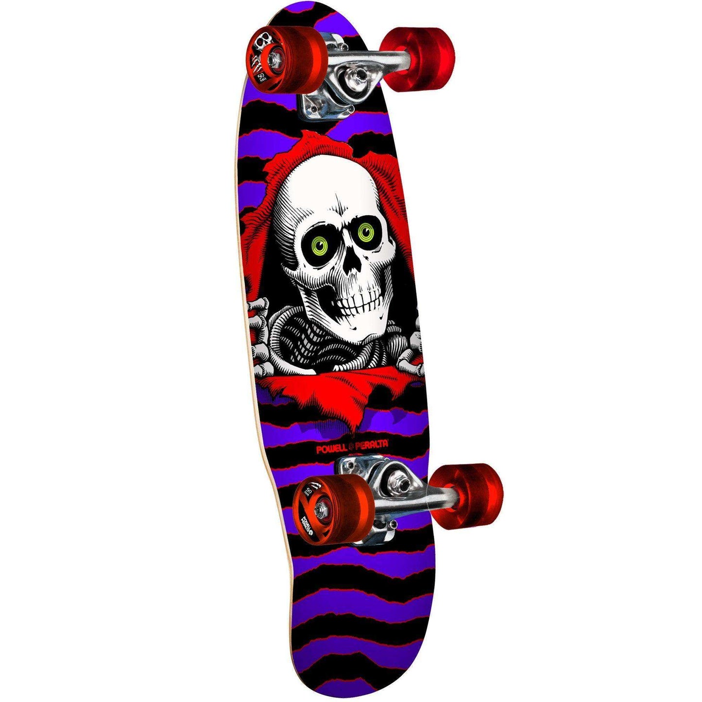 Powell Peralta Mini Ripper Birch Skateboard Complete - 7.5″ Purple/Red - Skoutley Outdoors LLC