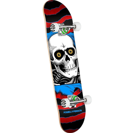 Powell Peralta Ripper Birch Skateboard Complete - 7.0″ Red/Blue - Skoutley Outdoors LLC