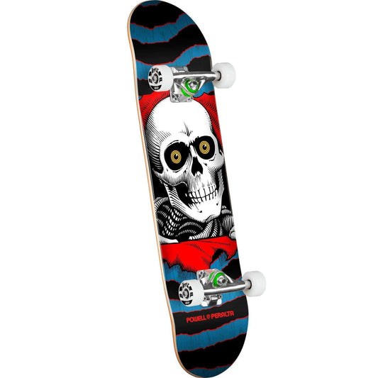 Powell Peralta Ripper Birch Skateboard Complete - 7.5″ Blue/Red - Skoutley Outdoors LLC