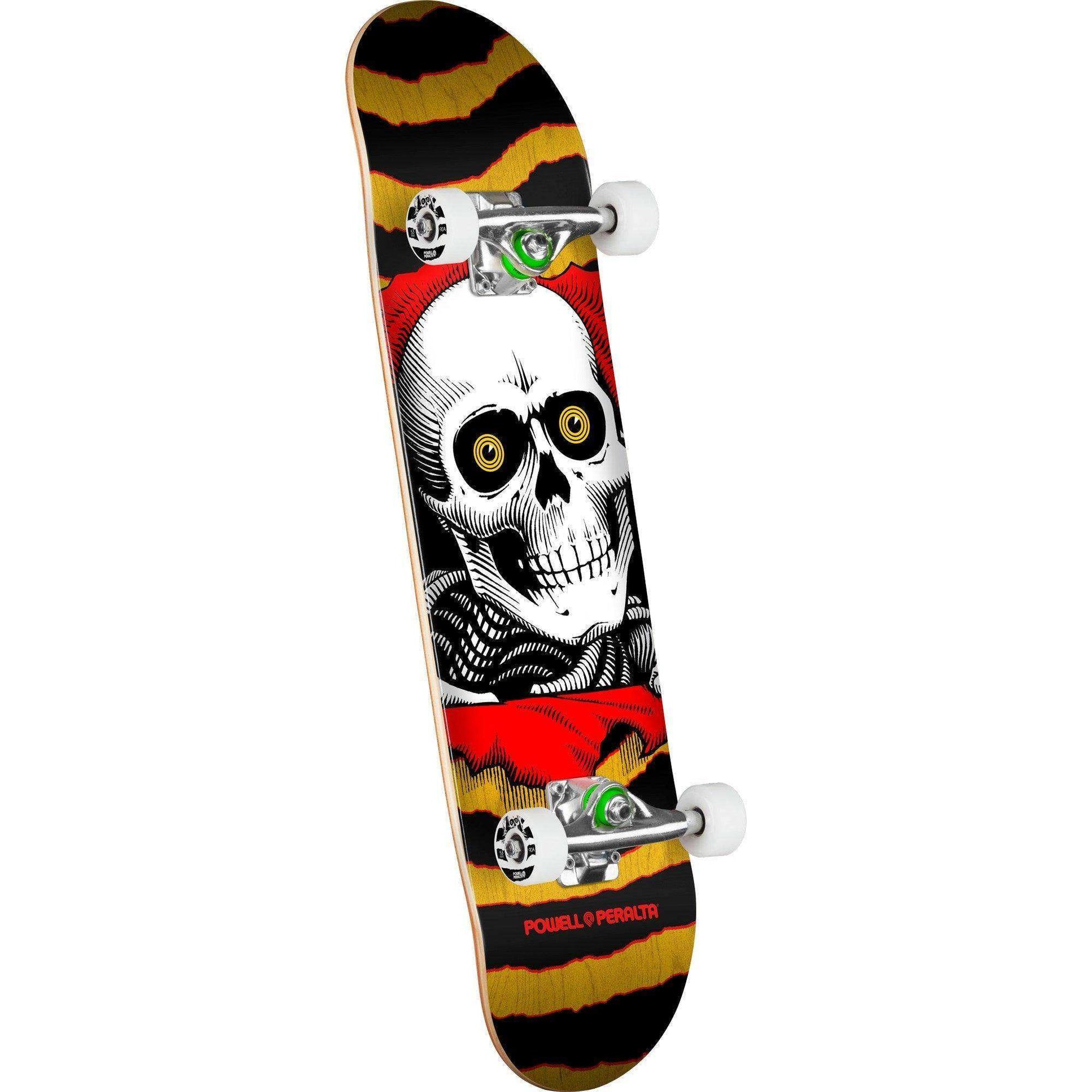 Powell Peralta Ripper Birch Skateboard Complete - 7.75″ Yellow/Red - Skoutley Outdoors LLC