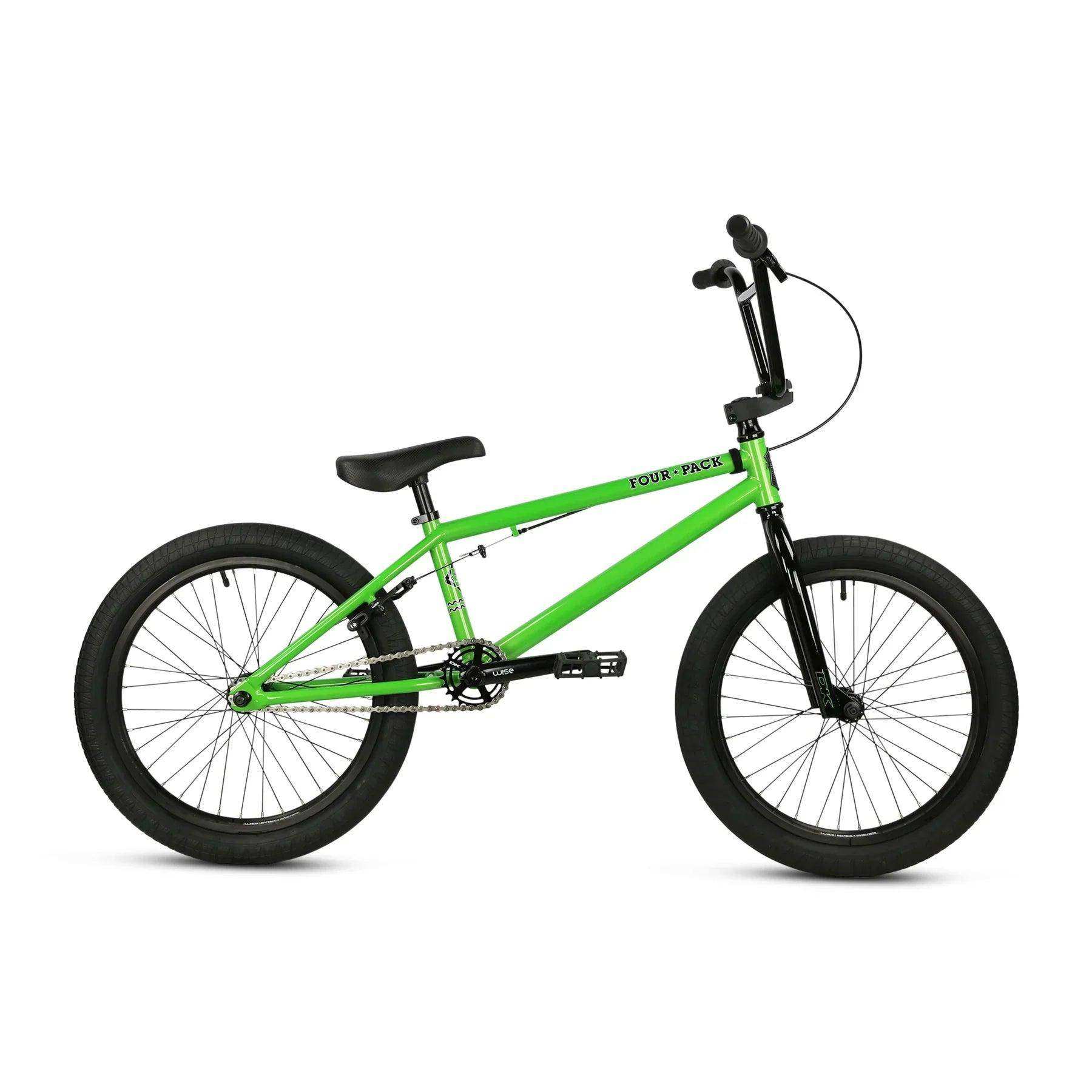 DK Four Pack 20″ Complete BMX Bike - Green - Skoutley Outdoors LLC