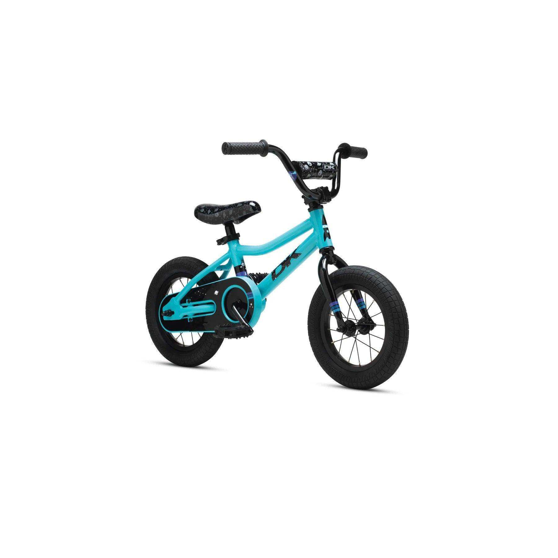 DK Devo 12″ Kids Complete BMX Bike - Blue - Skoutley Outdoors LLC