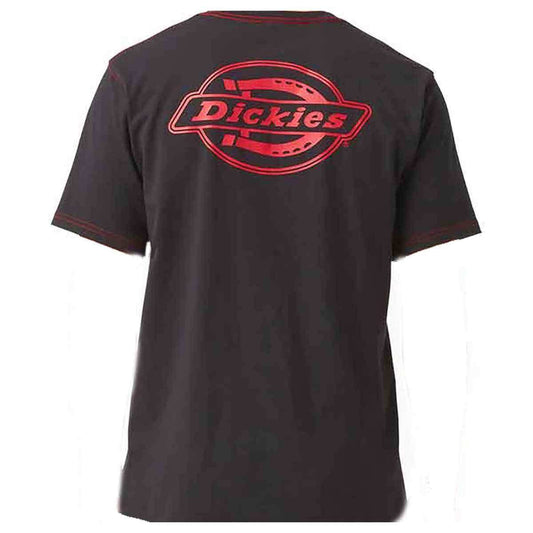 Dickies Skateboarding Back Logo Graphic T-Shirt - Black/Red - Skoutley Outdoors LLC