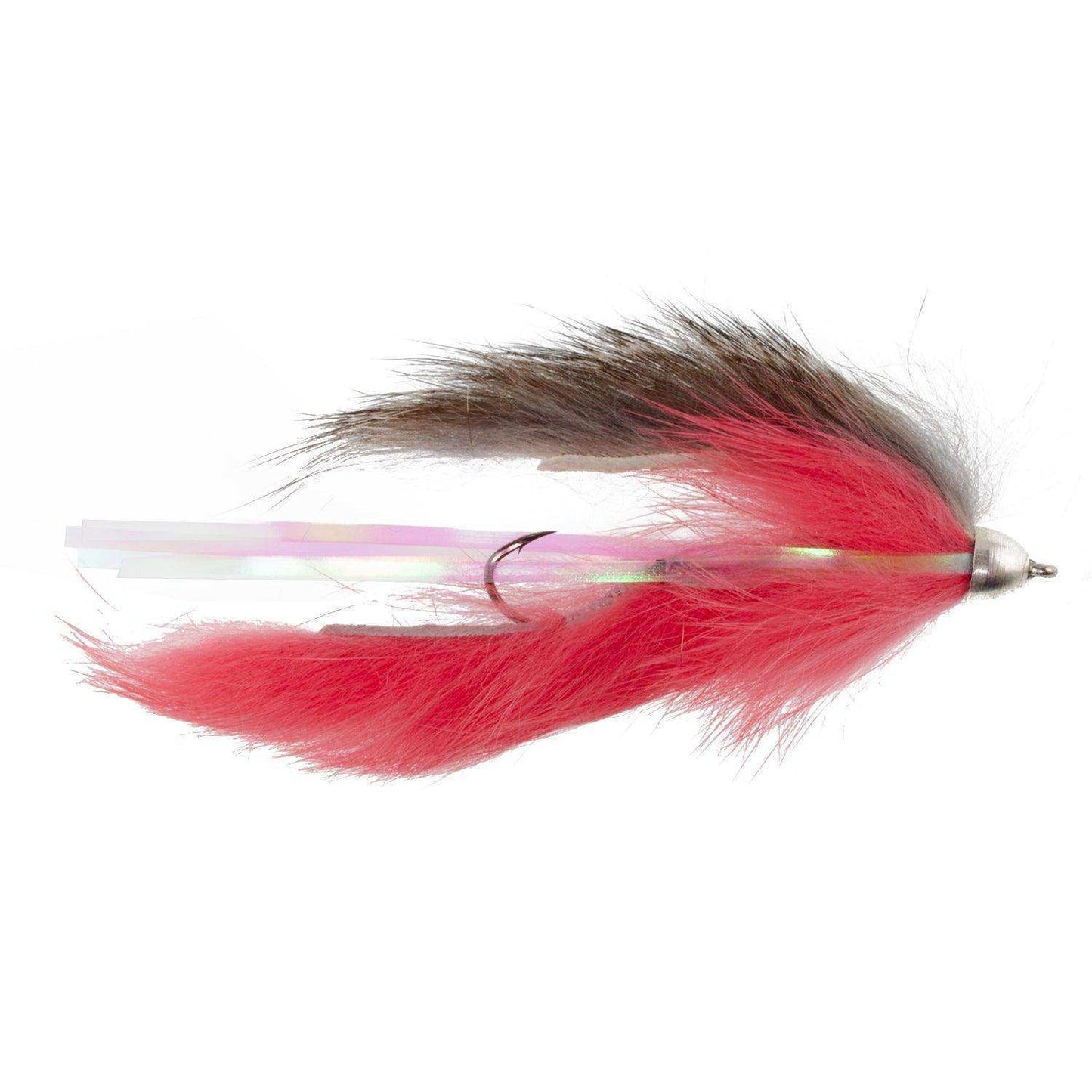 Dolly Llama Stinger Streamer Flies - 3 Natural and Salmon Steelhead Trout Alaska Fly Fishing Flies - Hook Size 4 - Skoutley Outdoors LLC