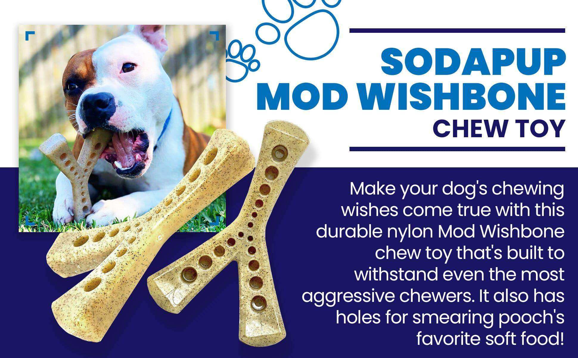 MOD Wishbone eChew Ultra Durable Nylon Dog Chew Toy - Skoutley Outdoors LLC