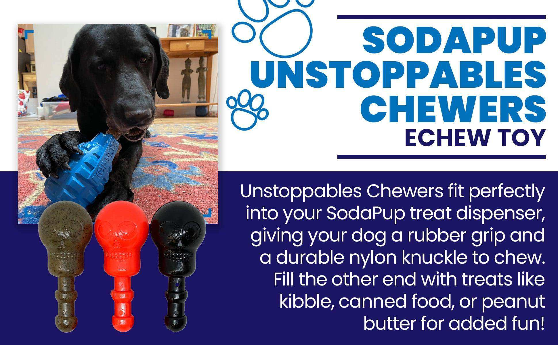 Unstoppables Chewers for SodaPup Rubber Treat Dispensers - 3 Pack - Skoutley Outdoors LLC