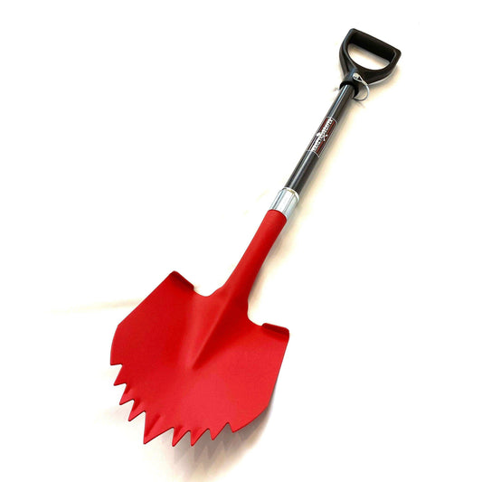 Krazy Beaver Shovel (Textured Red Head / Black Handle 45636) - Skoutley Outdoors LLC