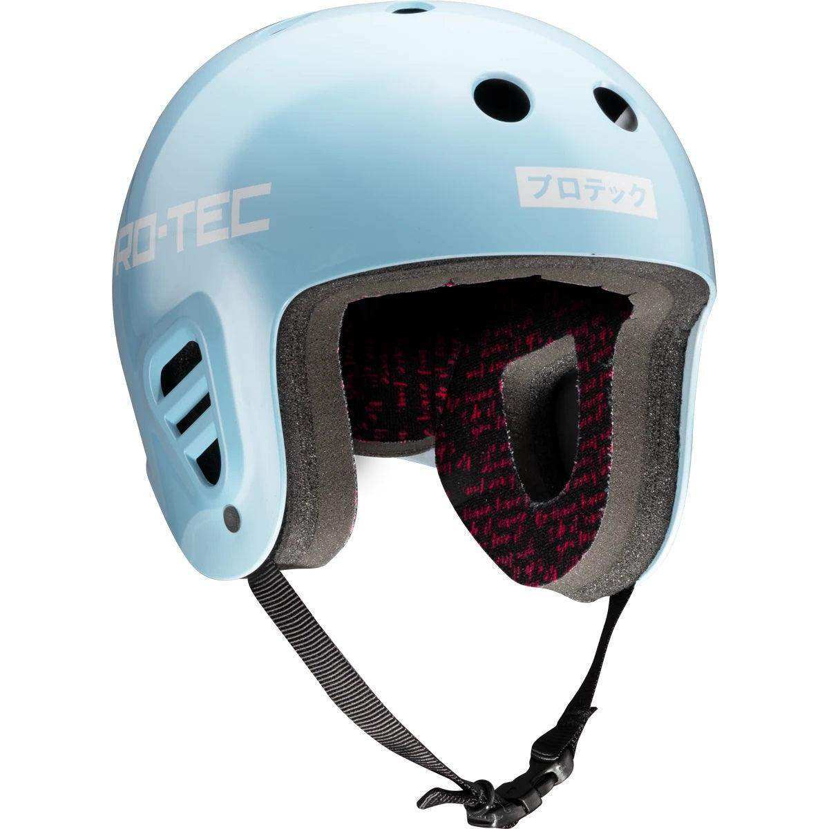 ProTec Classic Full Cut Helmet Sky Brown - Light Blue/White - Skoutley Outdoors LLC