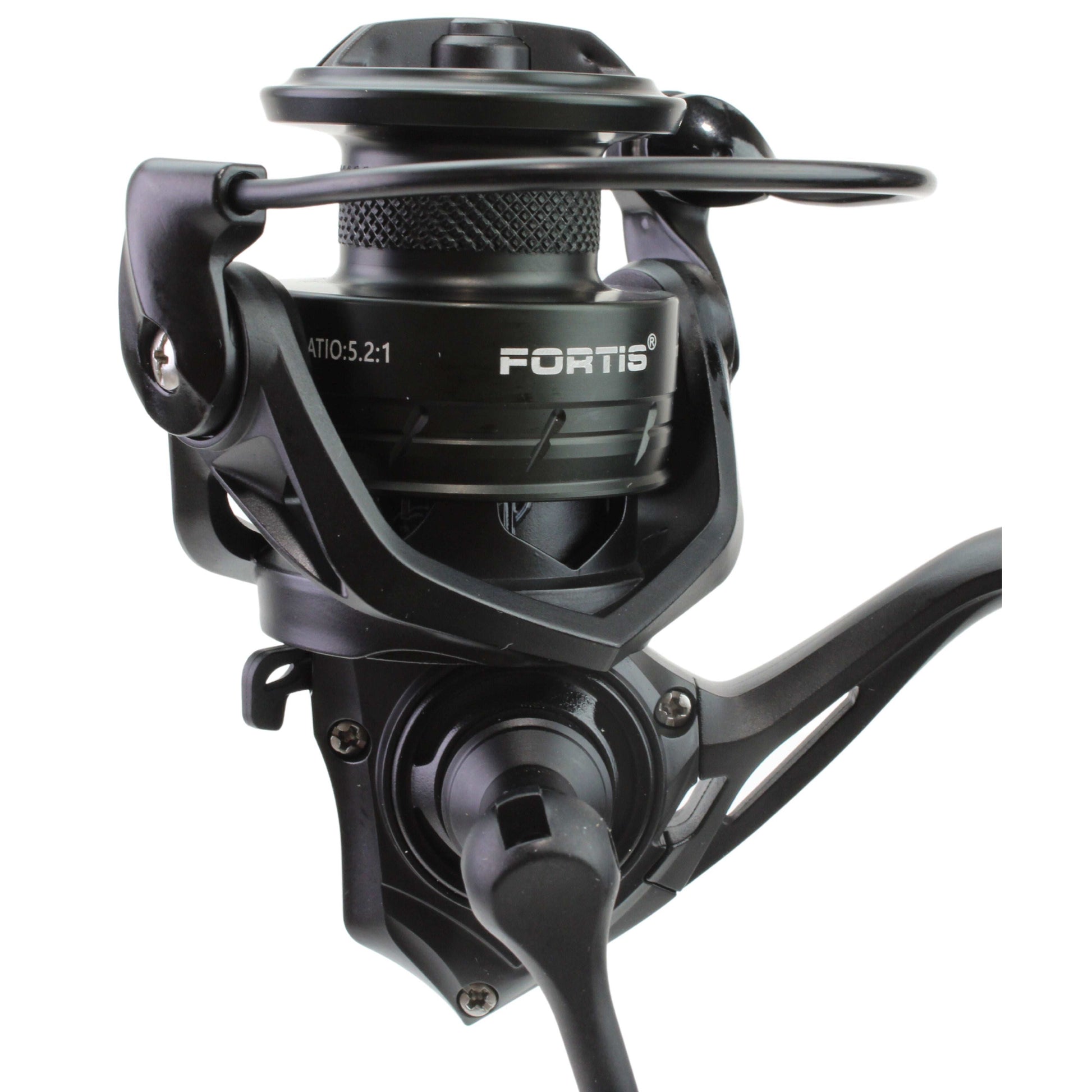 6'6" Medium Heavy Action Spinning Rod and Reel Package, 1 Piece Fiberglass/Graphite Spinning Rod |4000 Spinning Reel | FORTIS - Skoutley Outdoors LLC