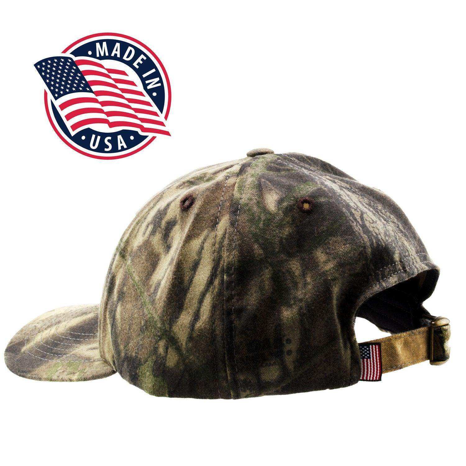 The Fly Fishing Place Logo Cap | Low Profile Mossy Oak Break Up Camo | Made In The USA - Skoutley Outdoors LLC