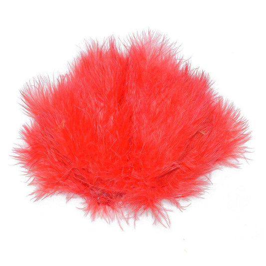 Fly Tying Materials - Select Woolly Bugger Marabou Fluorescent Colors - 1/8 Ounce - Skoutley Outdoors LLC