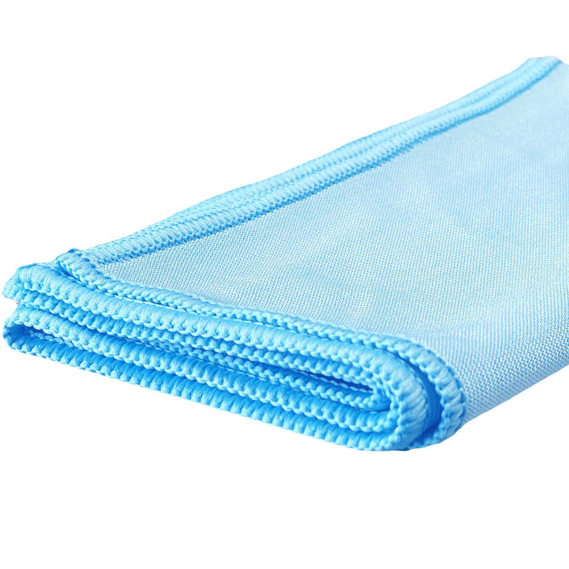 WASH&WHIPS Wipe Once Microfiber Glass Cleaning Cloth Pro - 3 Pack - Skoutley Outdoors LLC