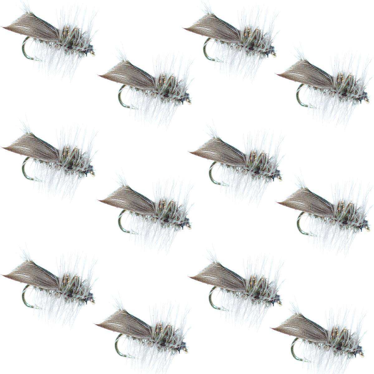 Hemingway Caddis Dry Fly - 1 Dozen Flies Hook Size 16 - Skoutley Outdoors LLC