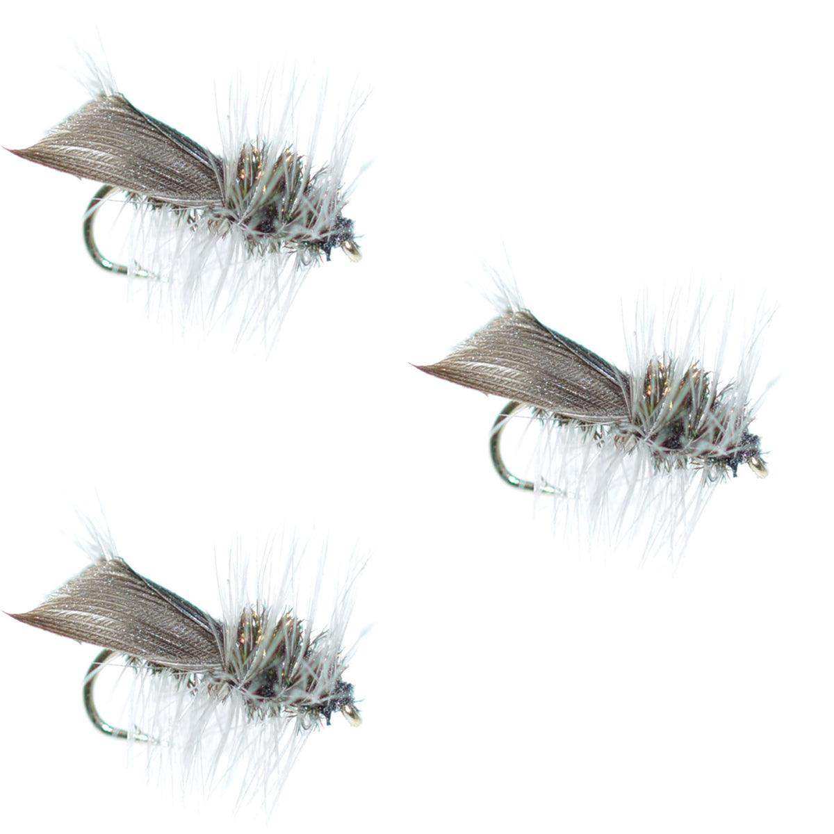 3 Pack Hemingway Caddis Dry Fly - Hook Size 14 - Skoutley Outdoors LLC