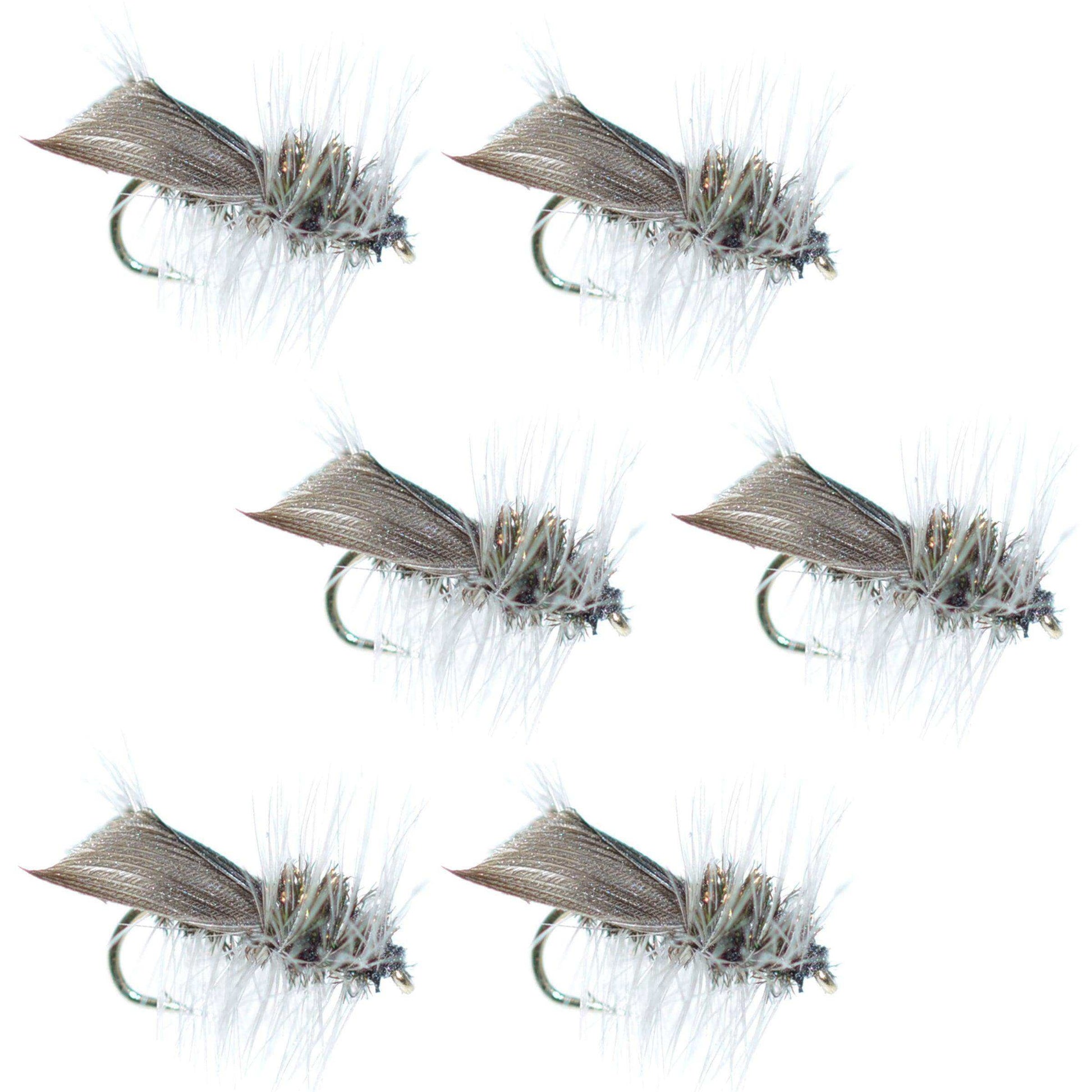 Hemingway Caddis Dry Fly - 6 Flies Hook Size 14 - Skoutley Outdoors LLC