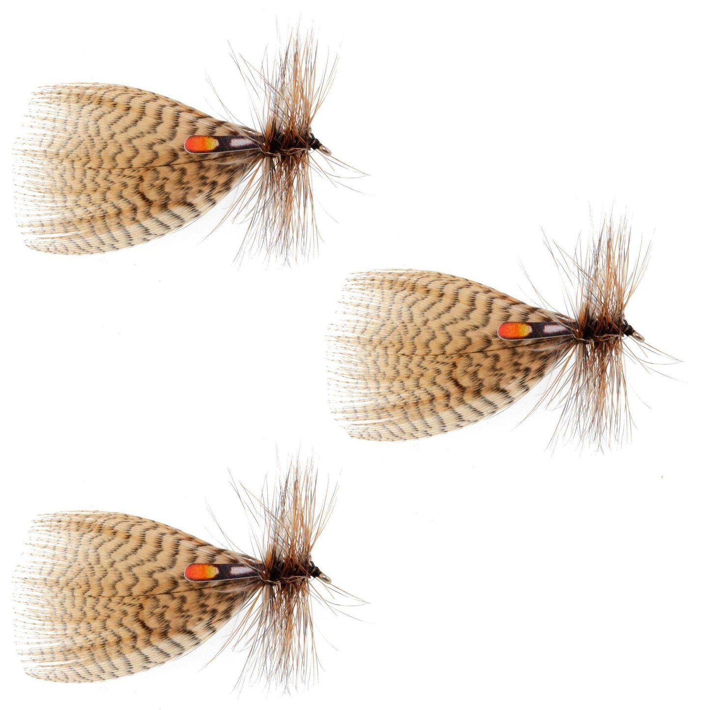 3 Pack Hornberg Special Trout and Bass Streamer or Dry Fly - Hook Size 8 - Skoutley Outdoors LLC