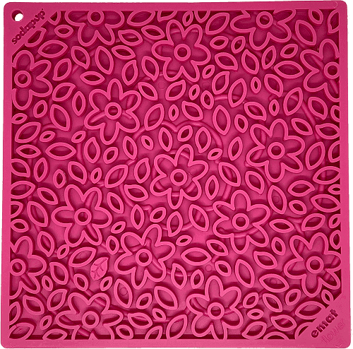 Flower Power Design eMat Enrichment Lick Mat - Skoutley Outdoors LLC