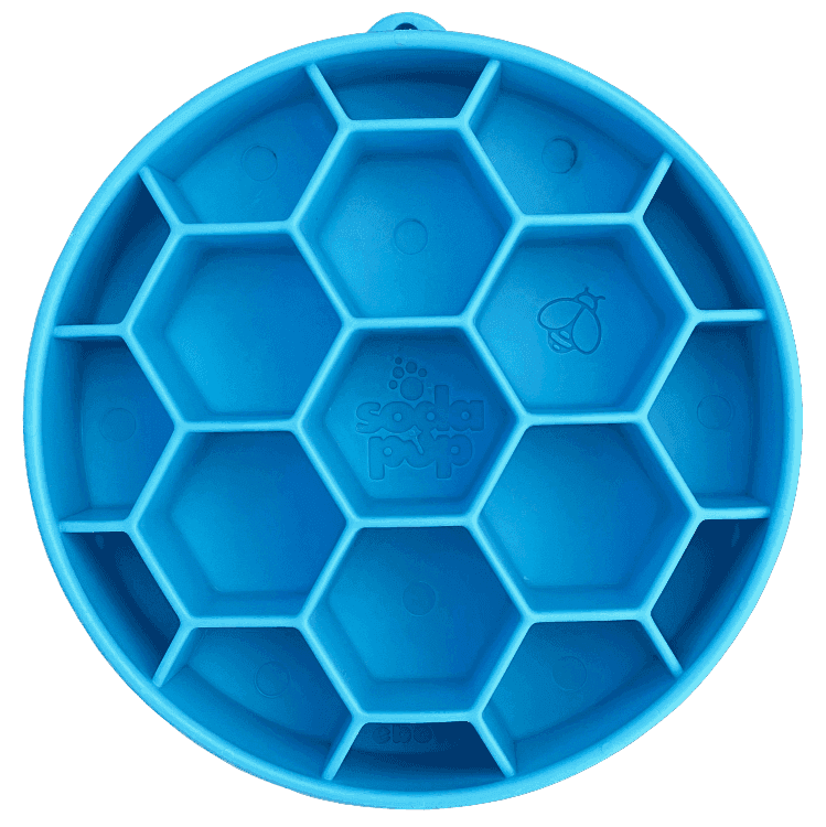 Honeycomb Design eBowl Enrichment Slow Feeder Bowl for Dogs - Skoutley Outdoors LLC