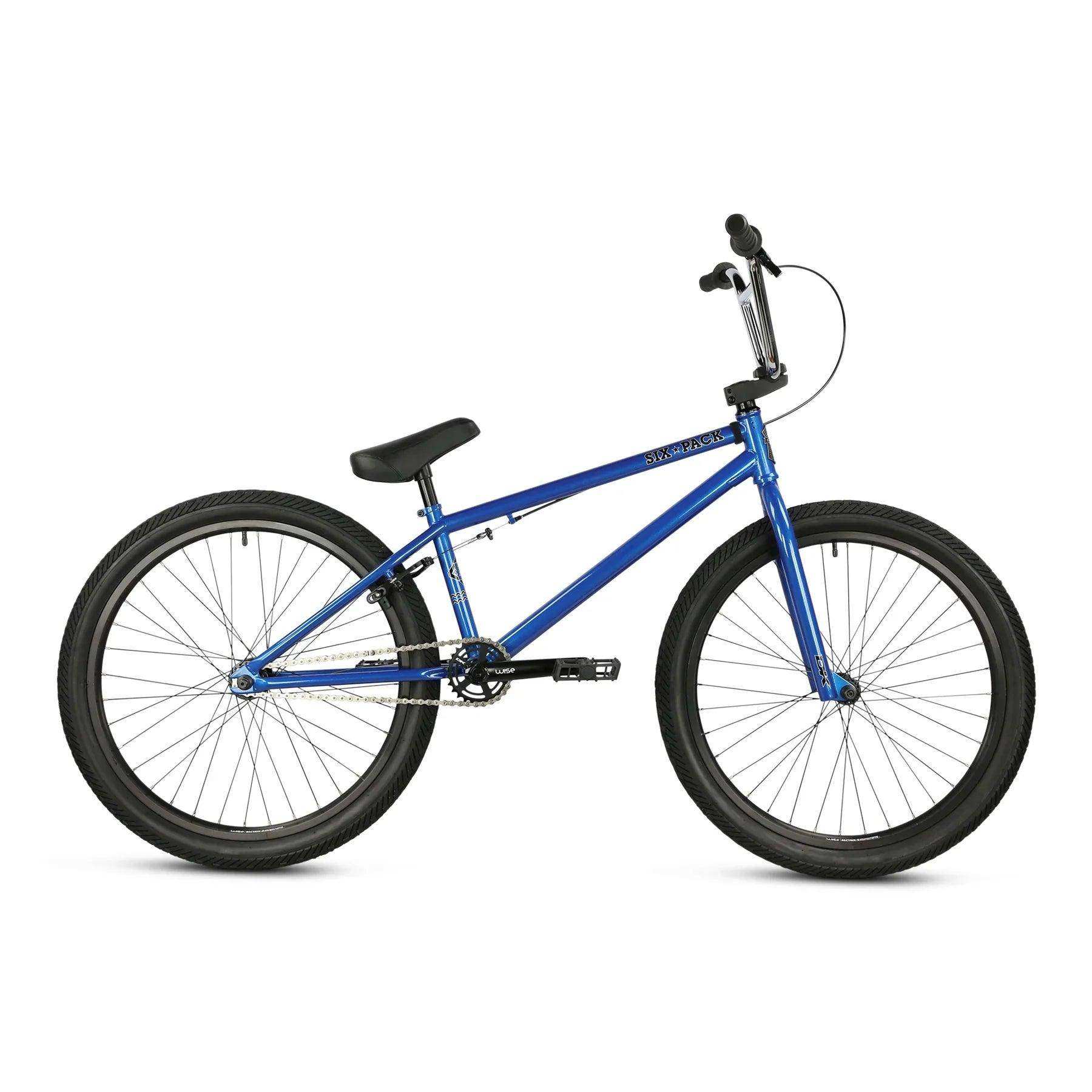 DK Six Pack 24″ Complete BMX Bike - Blue - Skoutley Outdoors LLC