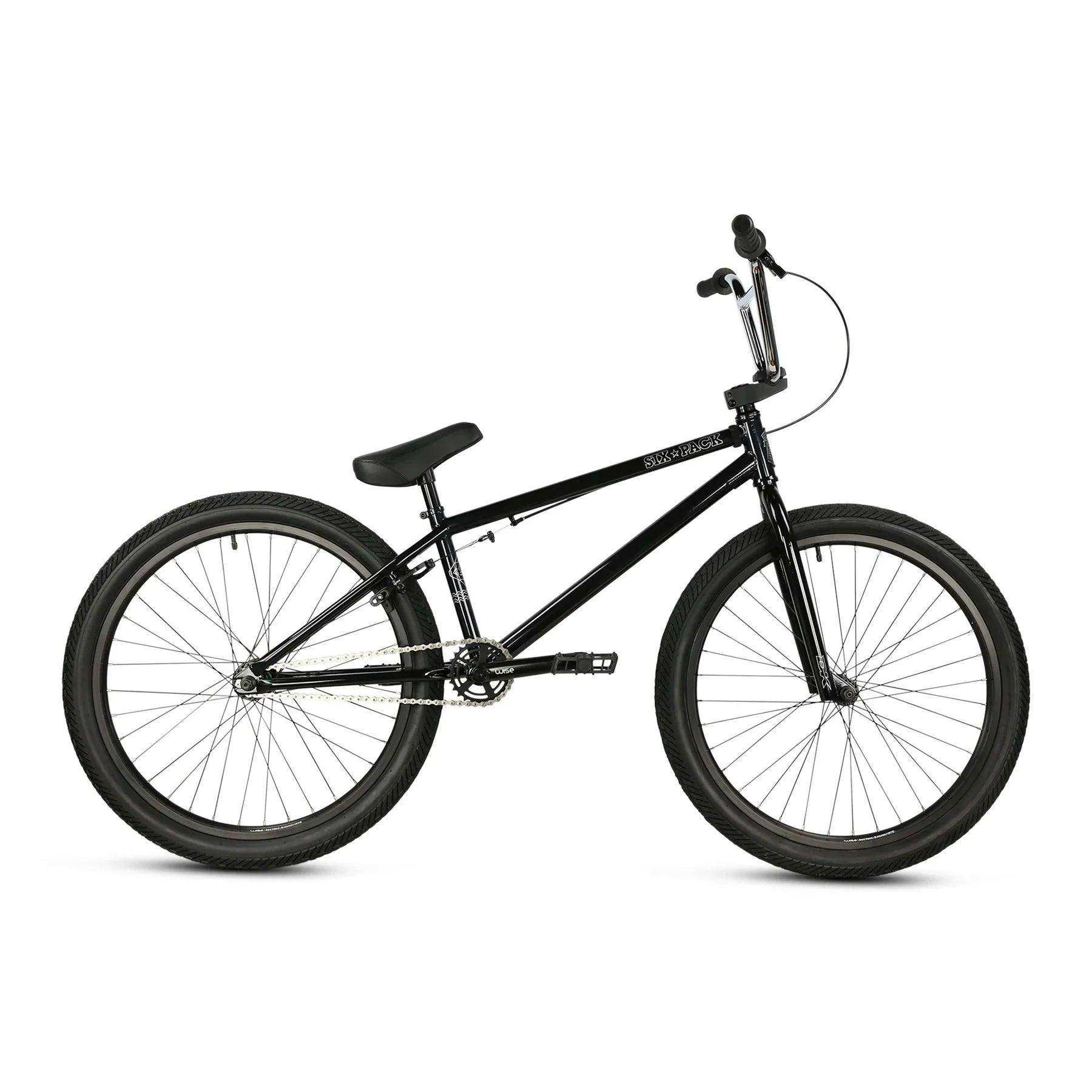 DK Six Pack 24″ Complete BMX Bike - Black - Skoutley Outdoors LLC