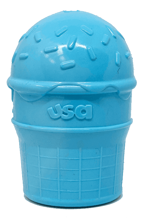 Ice Cream Cone Durable PUP-X Rubber eDispenser Chew Toy and Treat Dispenser - Skoutley Outdoors LLC