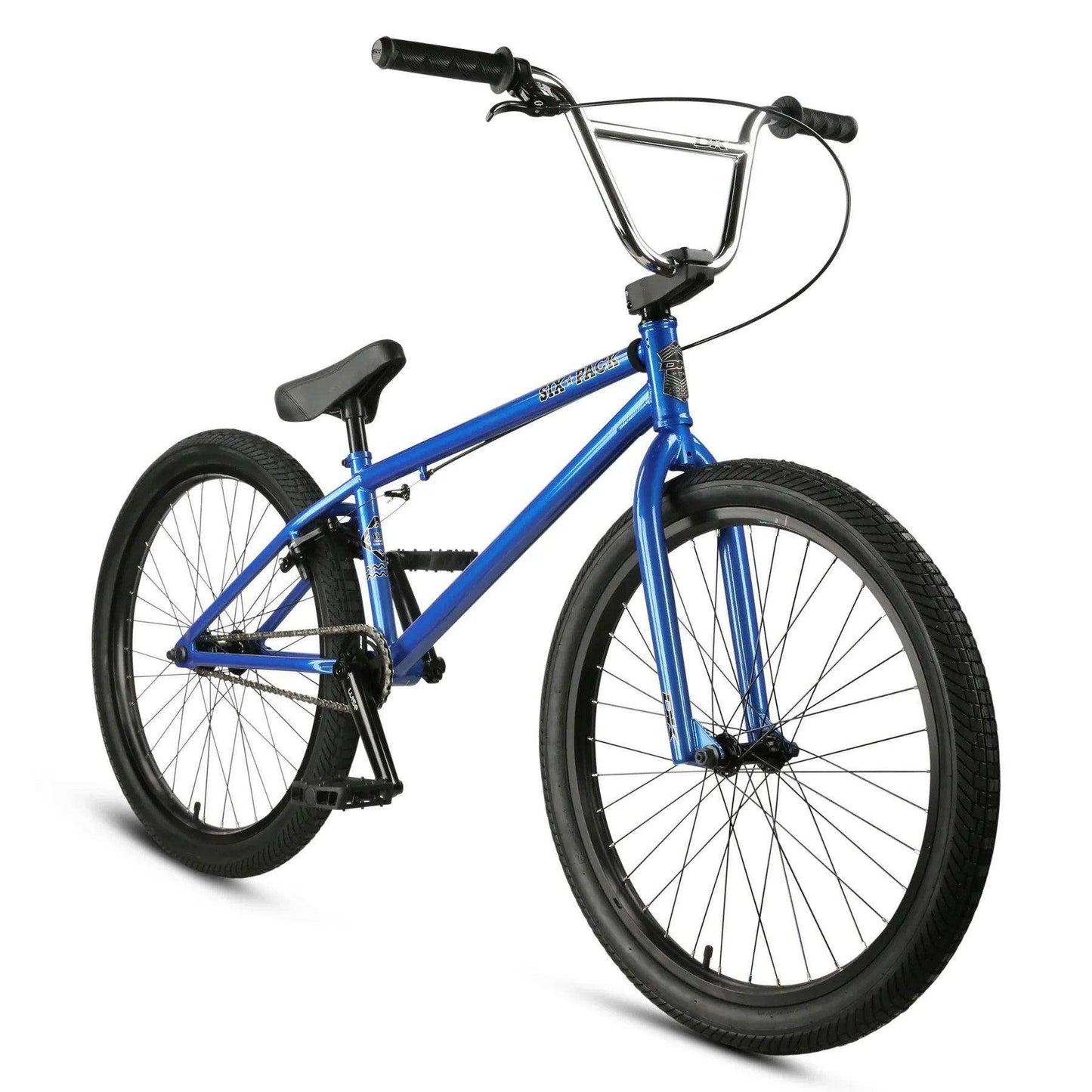 DK Six Pack 24″ Complete BMX Bike - Blue - Skoutley Outdoors LLC