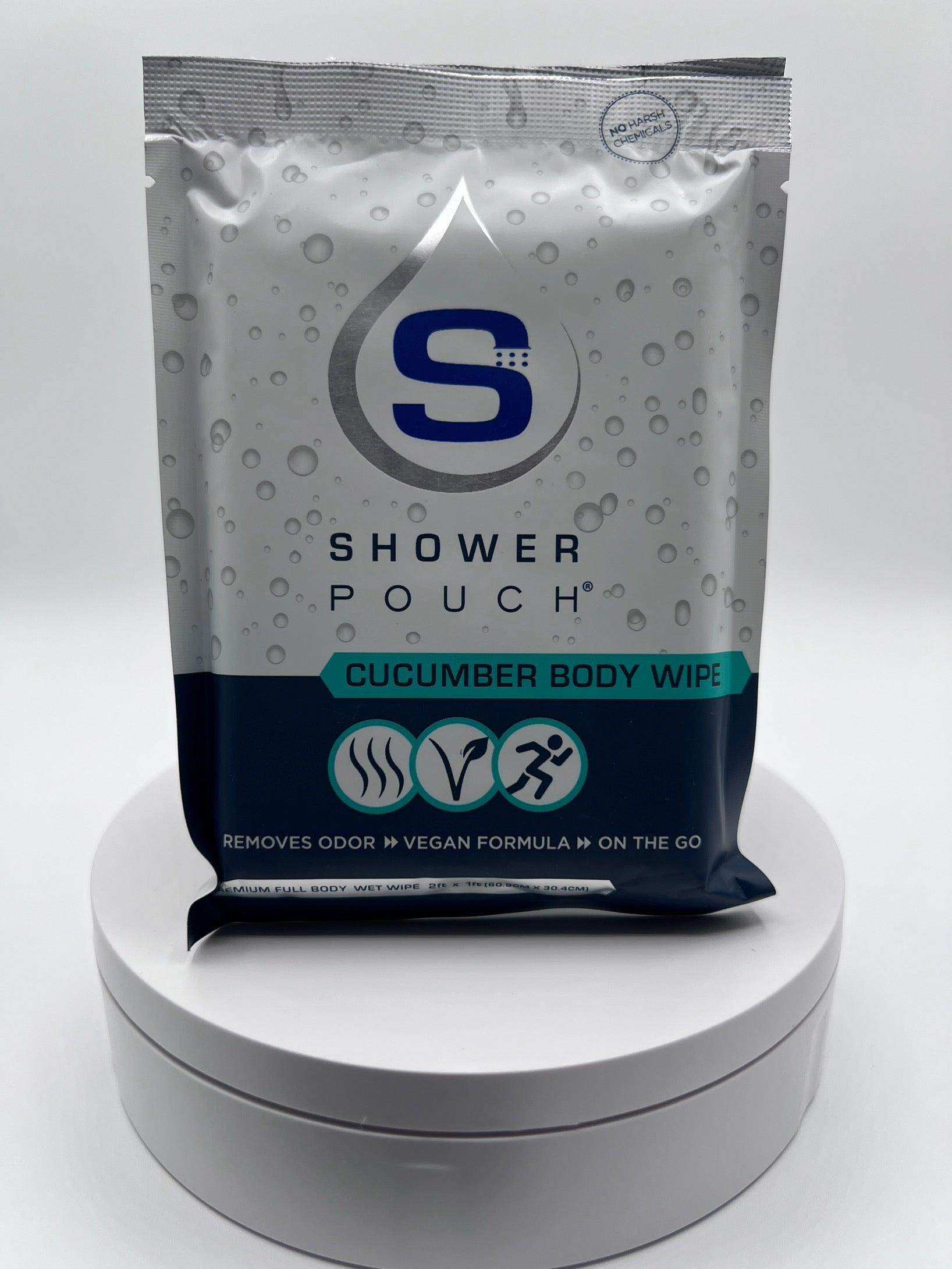 10-pack Shower Pouch XL (2' x 1') Body Wipes - Skoutley Outdoors LLC